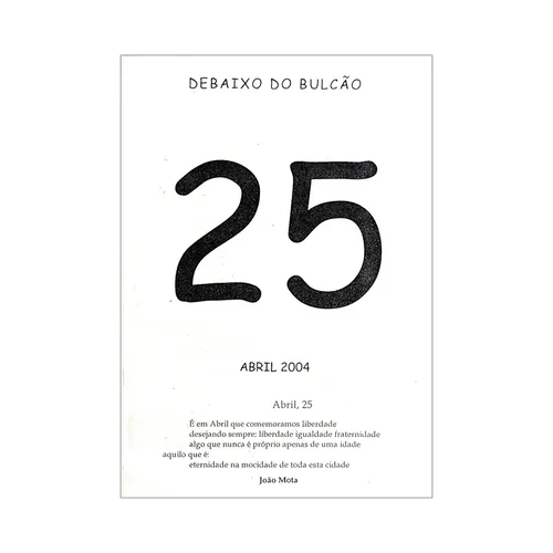 DEBAIXO DO BULCÃO # Folheto 25
