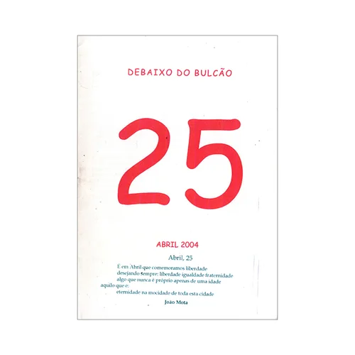 DEBAIXO DO BULCÃO # Vinte e cinco