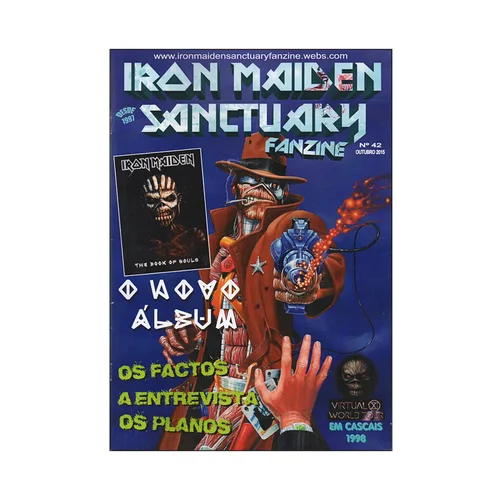 IRON MAIDEN SANCTUARY FANZINE # 42